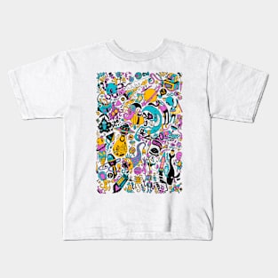 Space chaos! Kids T-Shirt